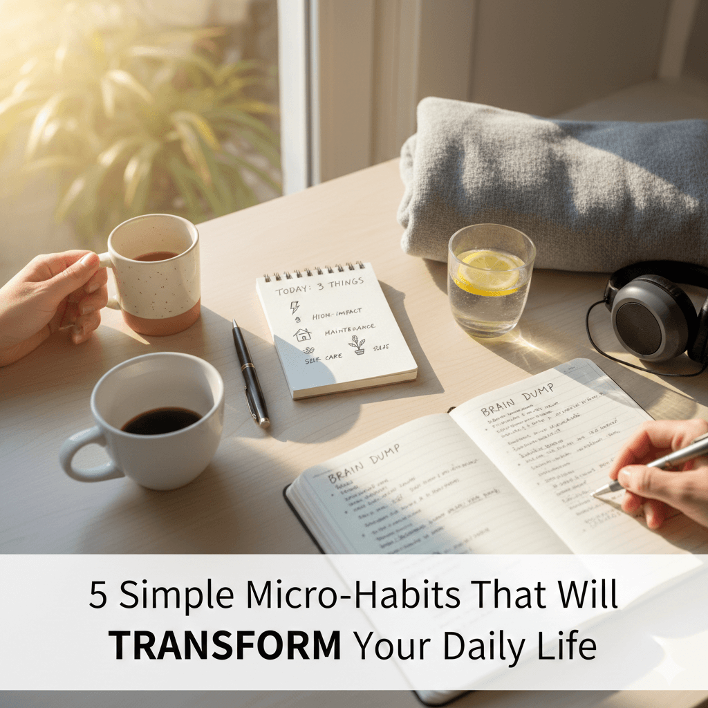 The Science of Micro-Habits: 5 Small Changes for a High-Performance Lifestyle
