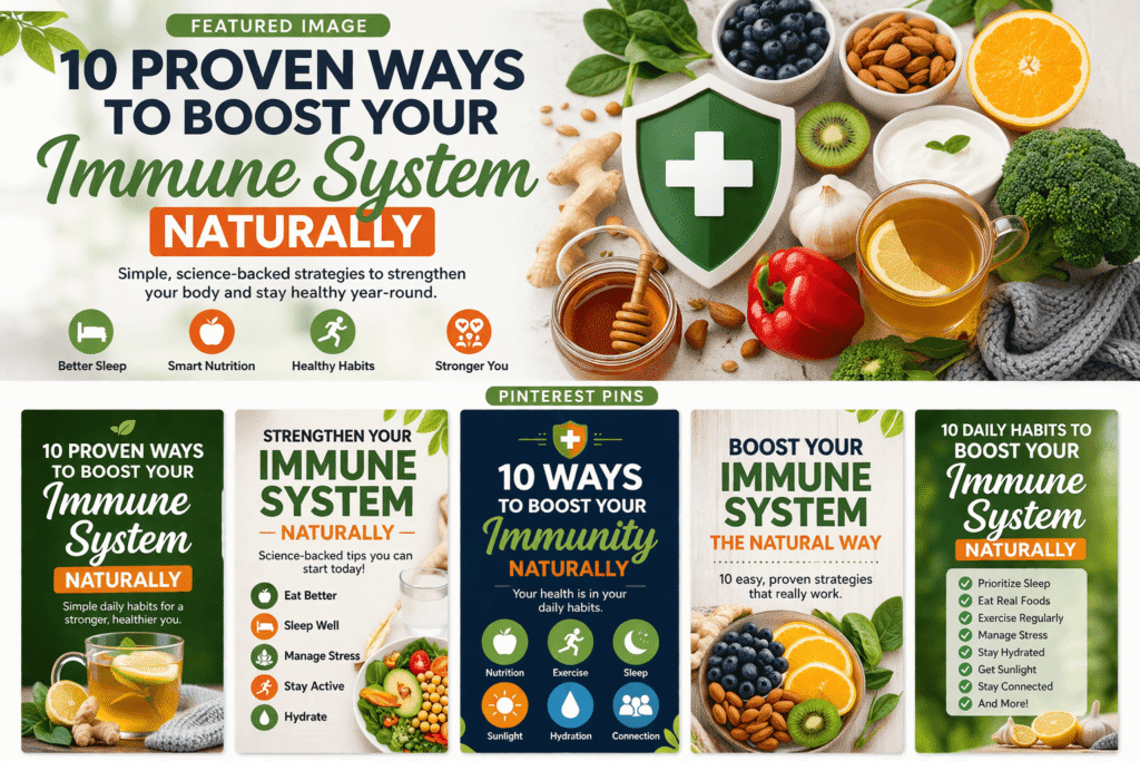 10 Proven Ways to Boost Your Immune System Naturally