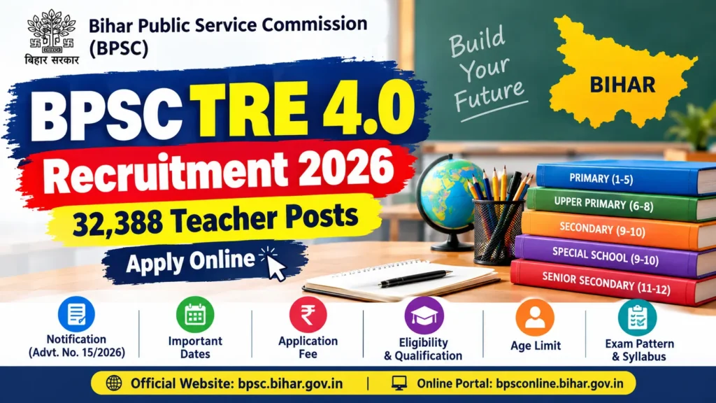 BPSC TRE 4.0 Recruitment 2026