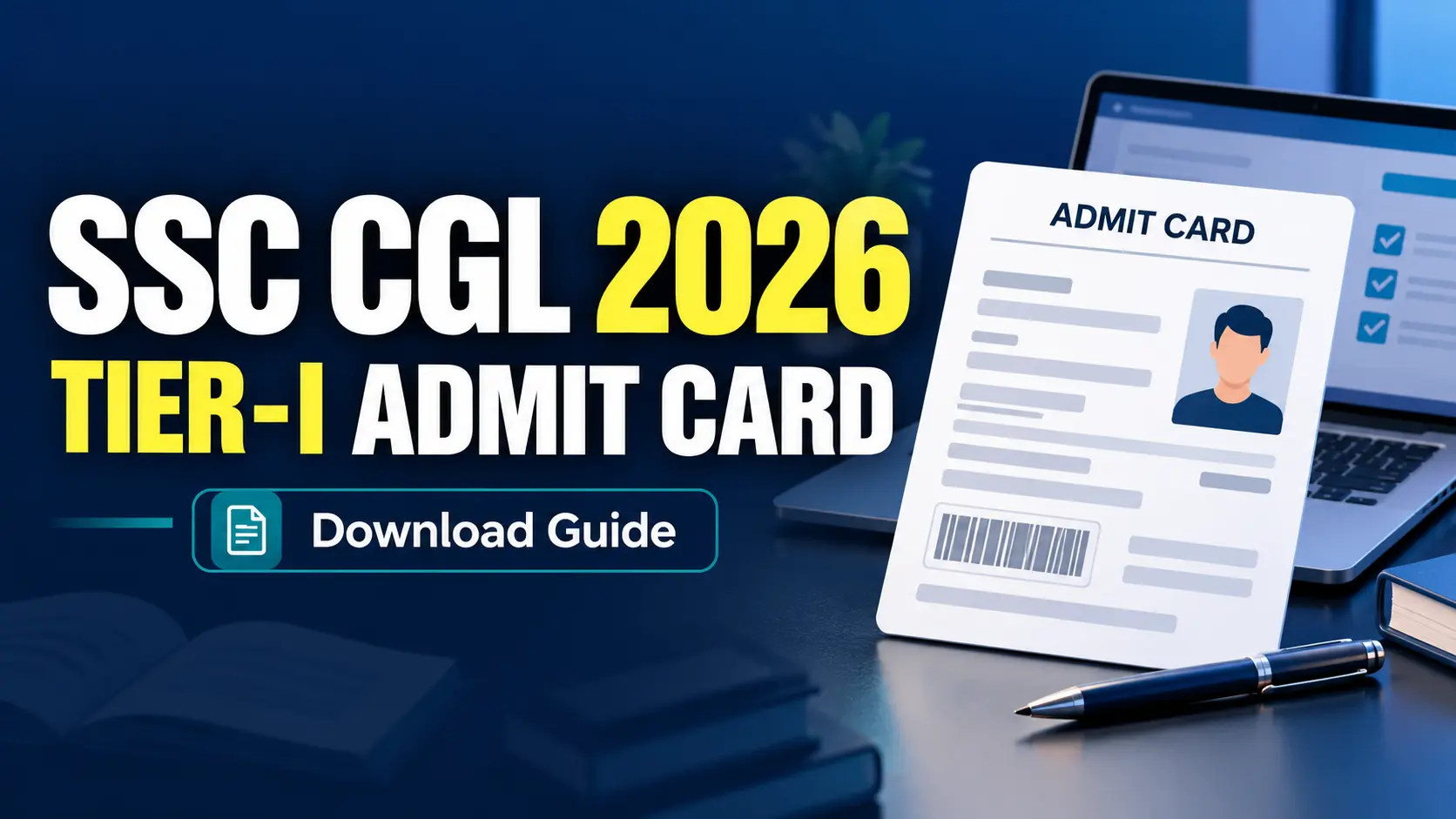 SSC CGL Tier-I Admit Card 2026: Download Hall Ticket and Check Exam Details