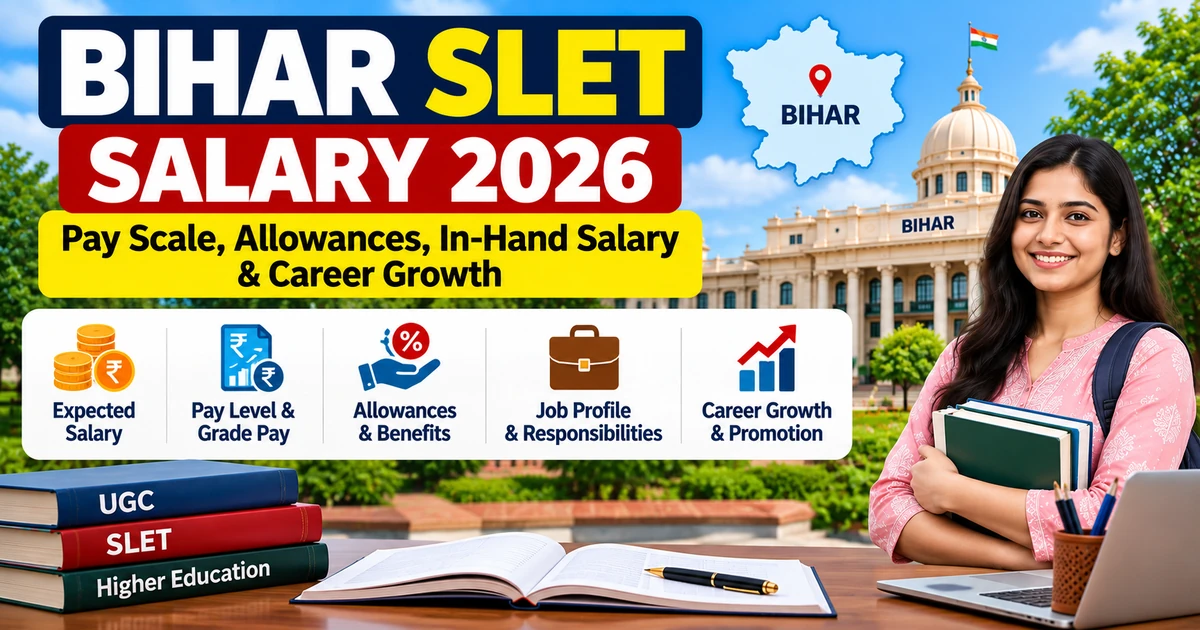 Bihar SLET Salary 2026