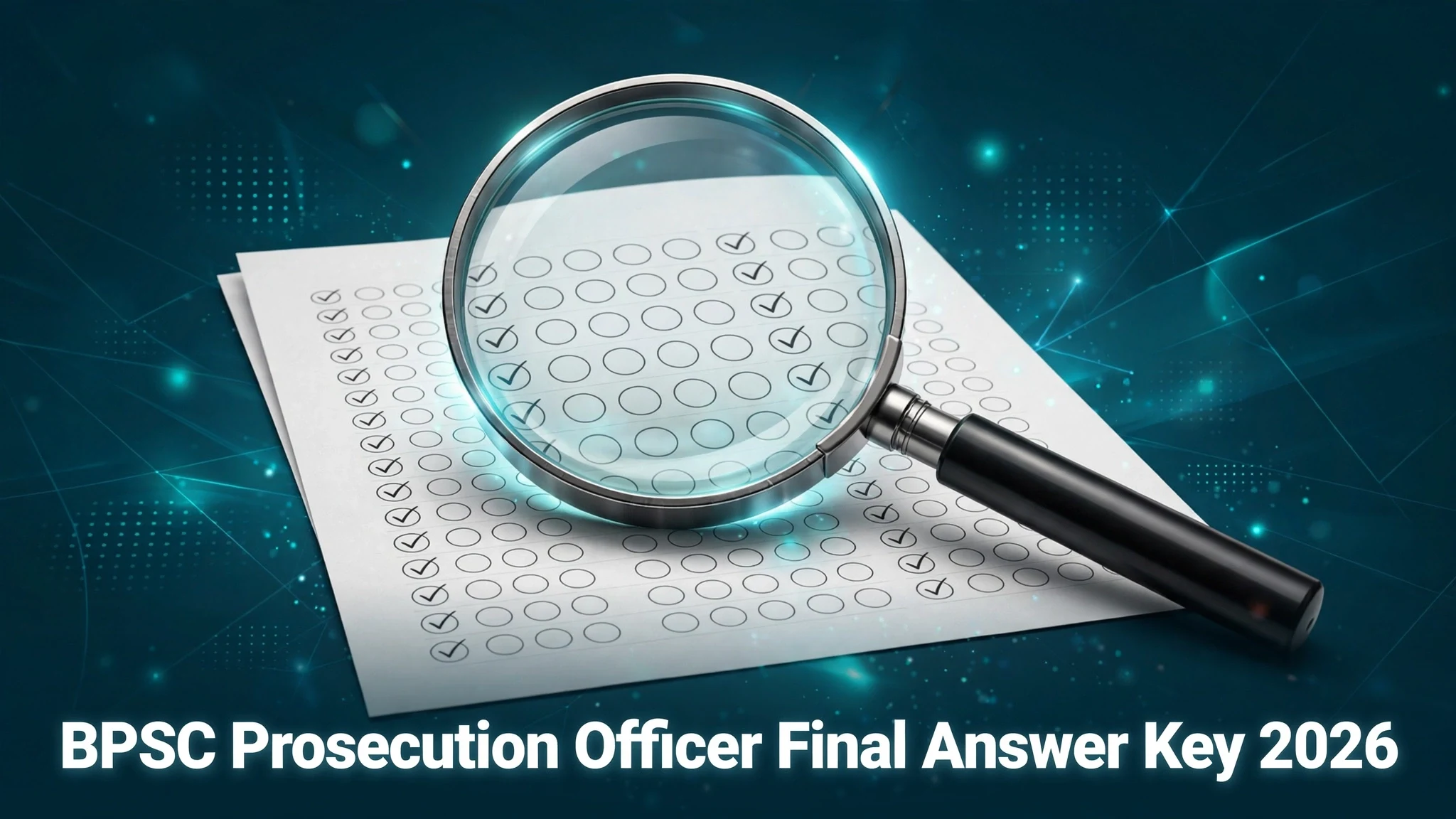 BPSC Prosecution Officer Prelims Final Answer Key 2026 banner