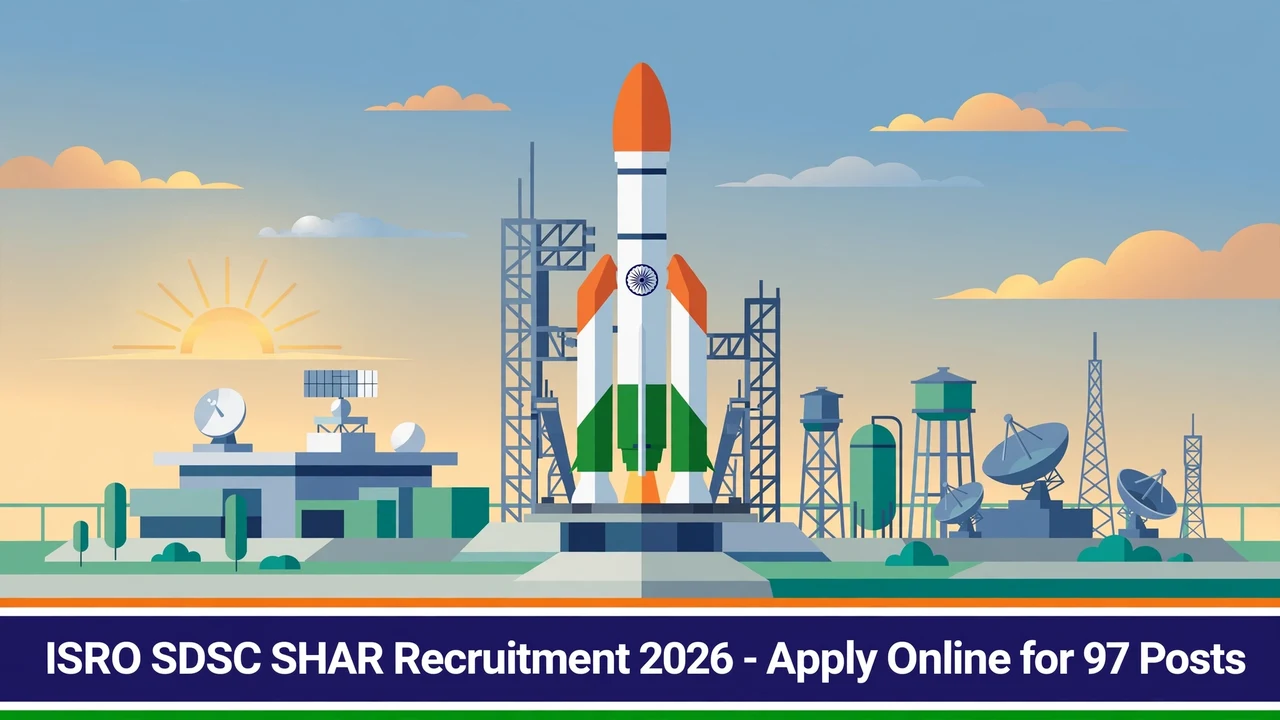 ISRO SDSC SHAR Recruitment 2026 - Apply Online for 97 Posts