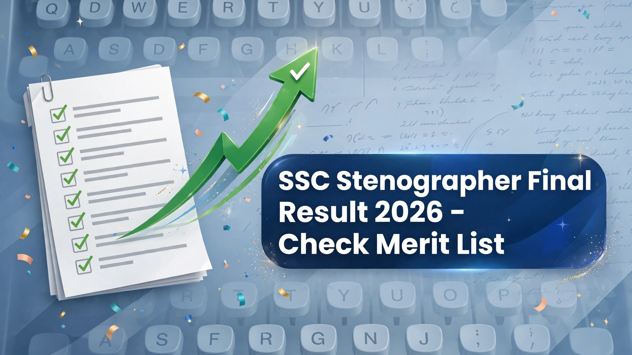 SSC Stenographer Final Result 2026