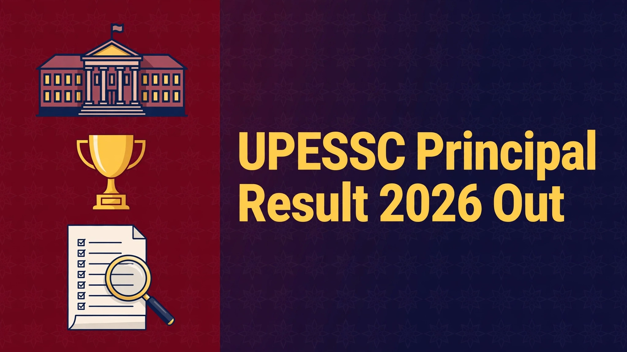 UPESSC Principal Result 2026