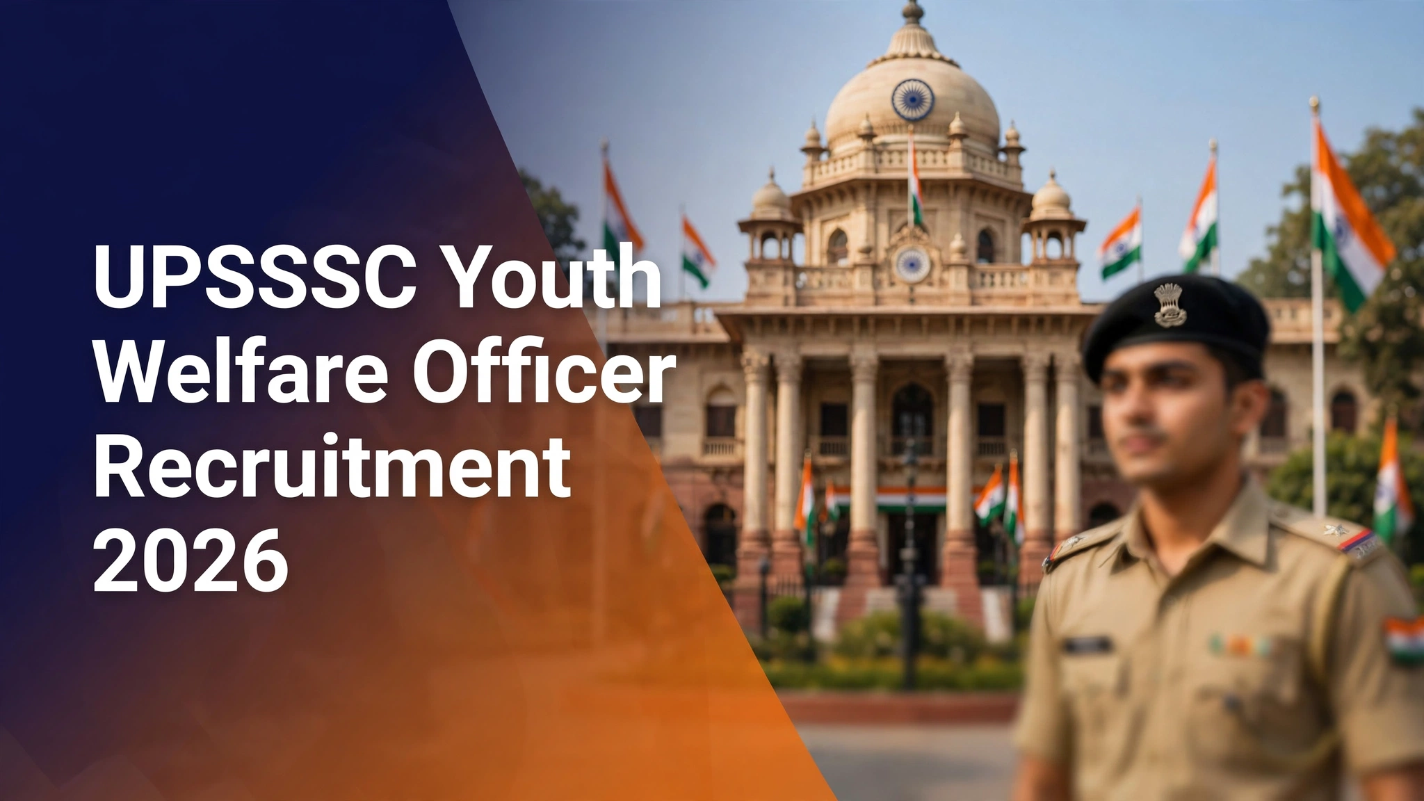 UPSSSC Youth Welfare Officer Recruitment 2026 - 412 posts apply online